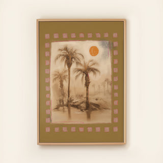 Under The Palmtrees - Canvas ( Frame)