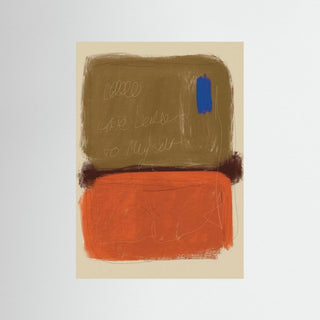 Orange Court - Fine Art Print
