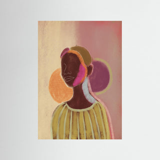 Silhouette Lady 7 - Fine Art Print
