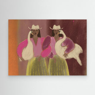 Swan Sisters - Canvas (Frame)