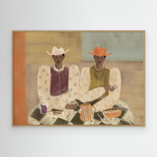 Breakfast For Two - Canvas (Frame)